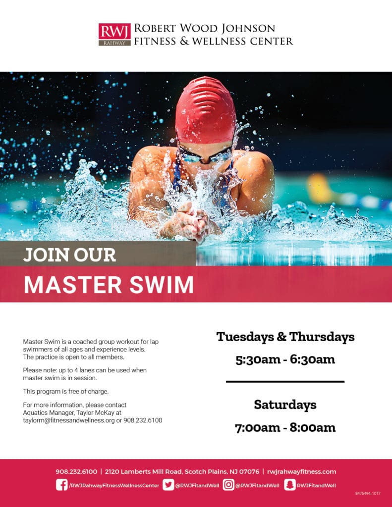 Masters Swim Program On Tuesdays
