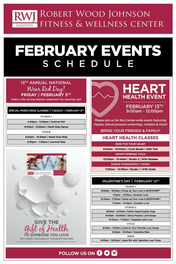 RWJ_Rahway__Fitness_and_Wellness_Center_February_2016_Events