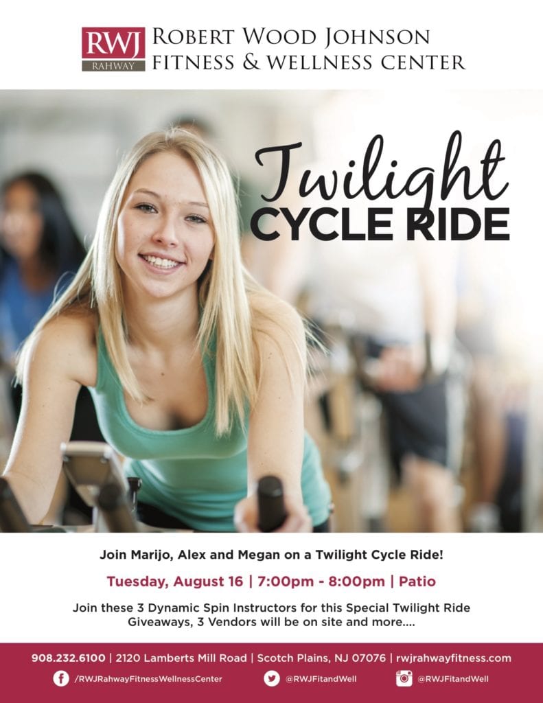 Rahway Twilight Cycle Ride August 16